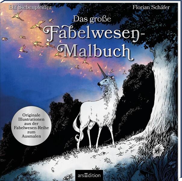 Produktbild: Das große Fabelwesen-Malbuch | Florian Schäfer