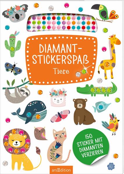 Produktbild: Diamant-Stickerspaß Tiere