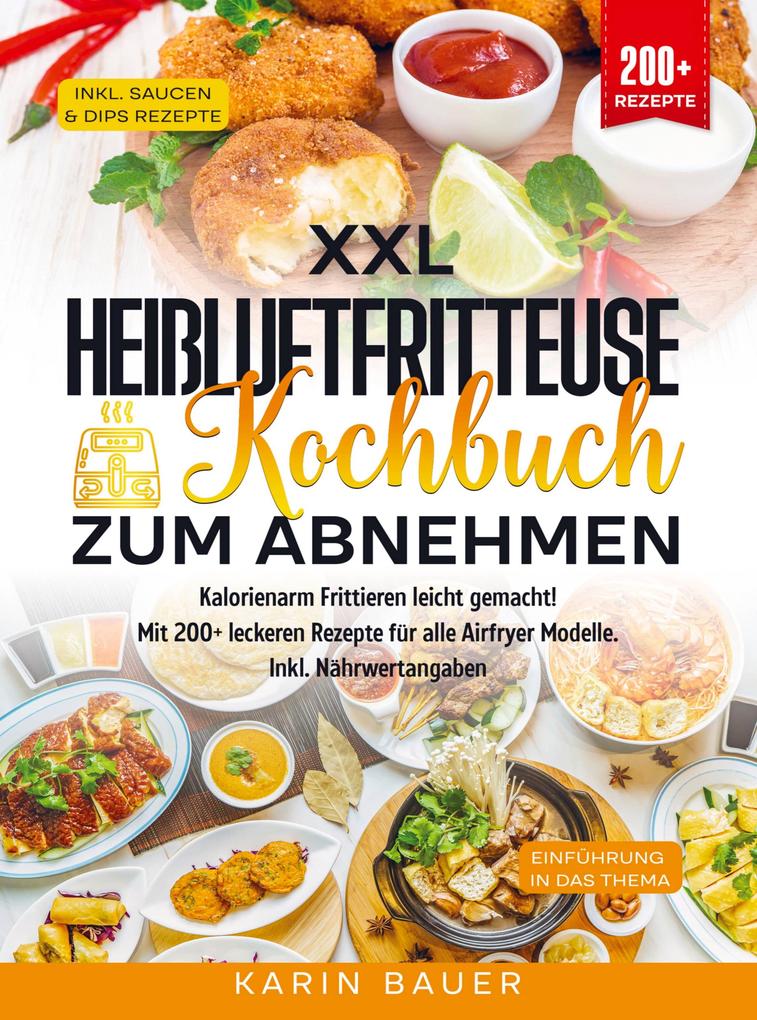 Produktbild: XXL Heißluftfritteuse Kochbuch zum Abnehmen | Karin Bauer