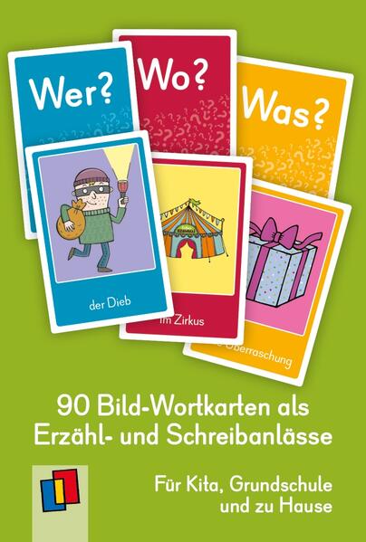 Produktbild: Wer? Wo? Was? 90 Bild-Wortkarten als Erzähl- und Schreibanlässe | Redaktionsteam Verlag an der Ruhr