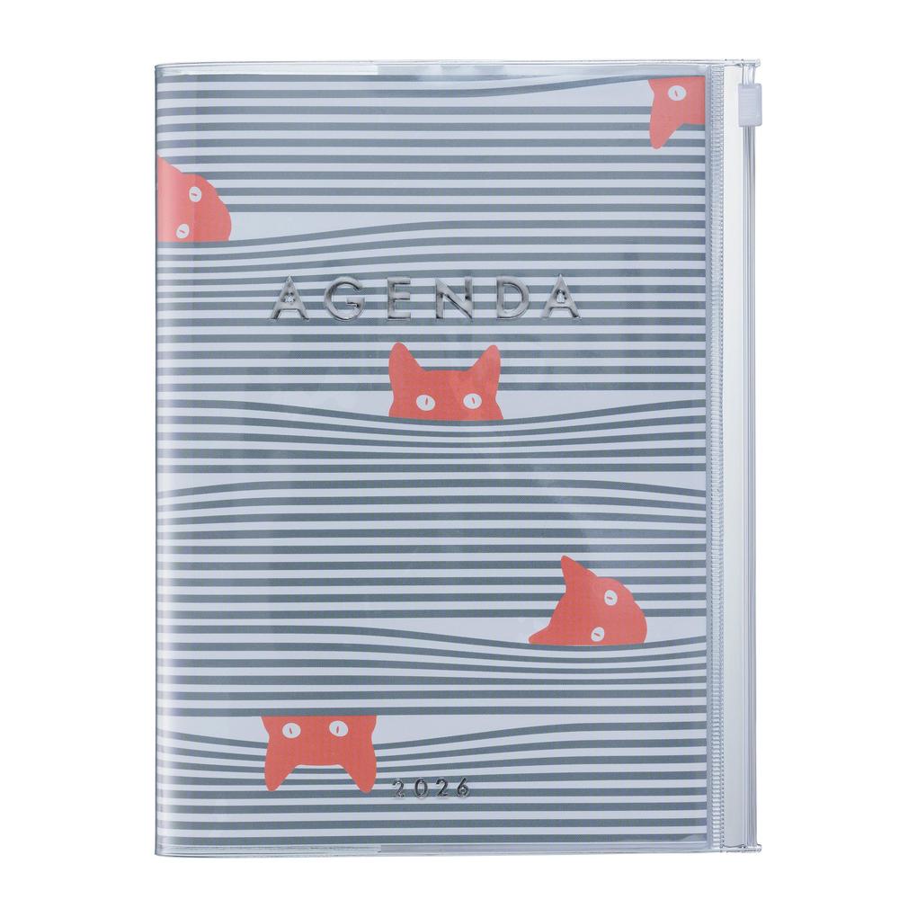 Produktbild: MARK'S 2025/26 Taschenkalender, A5 Cats // Gray