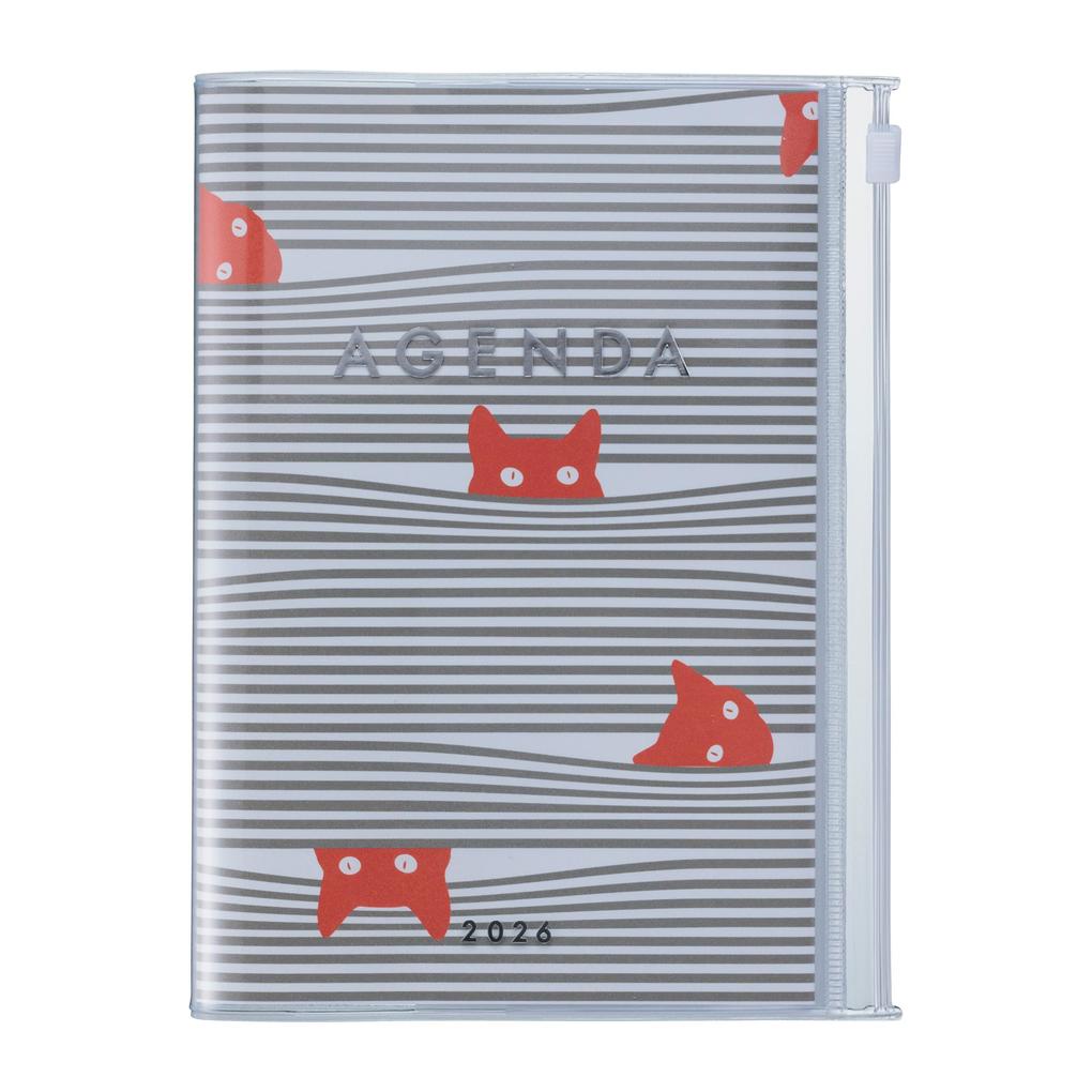 Produktbild: MARK'S 2025/26 Taschenkalender, A6 Cats // Gray