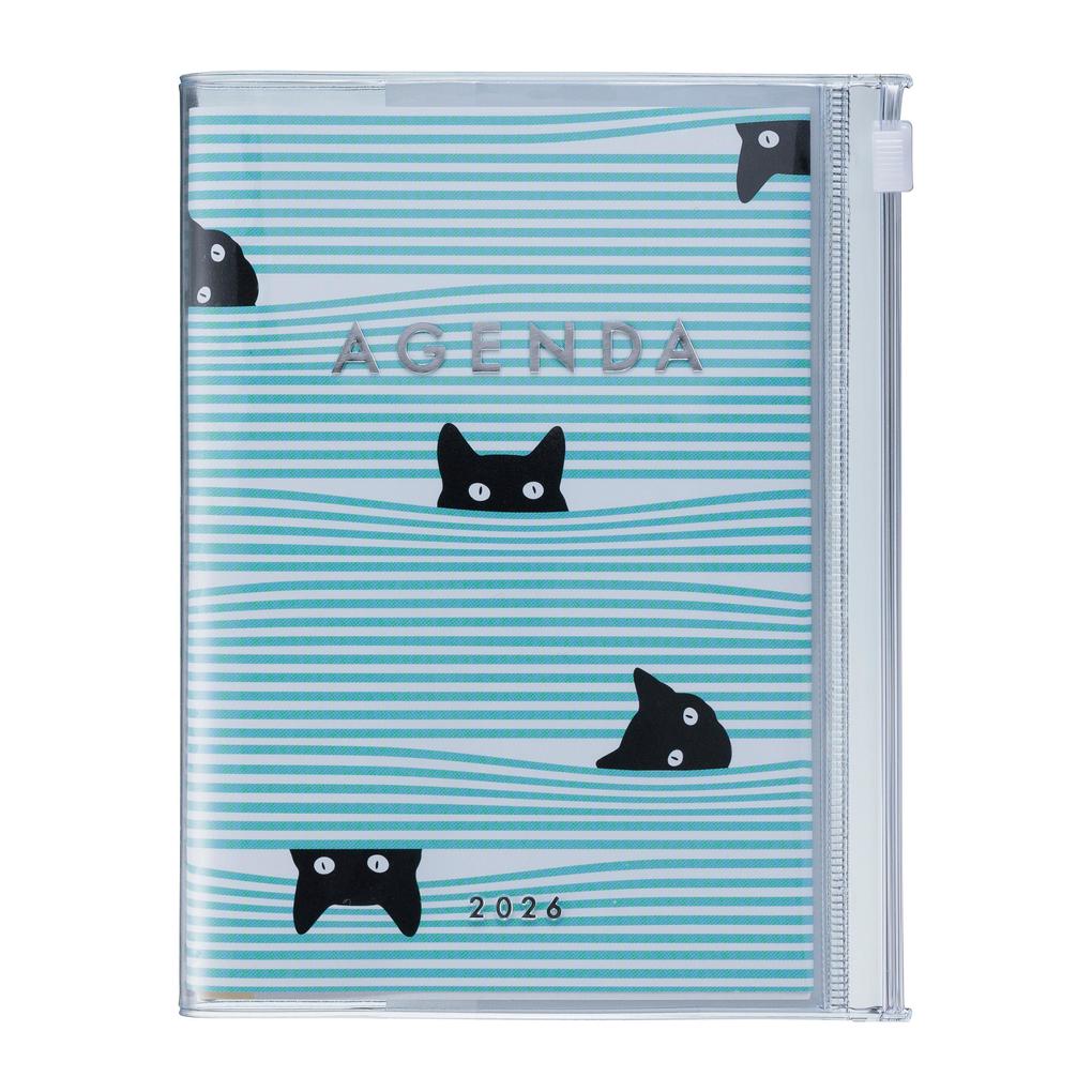 Produktbild: MARK'S 2025/26 Taschenkalender, B6 Cats // Mint