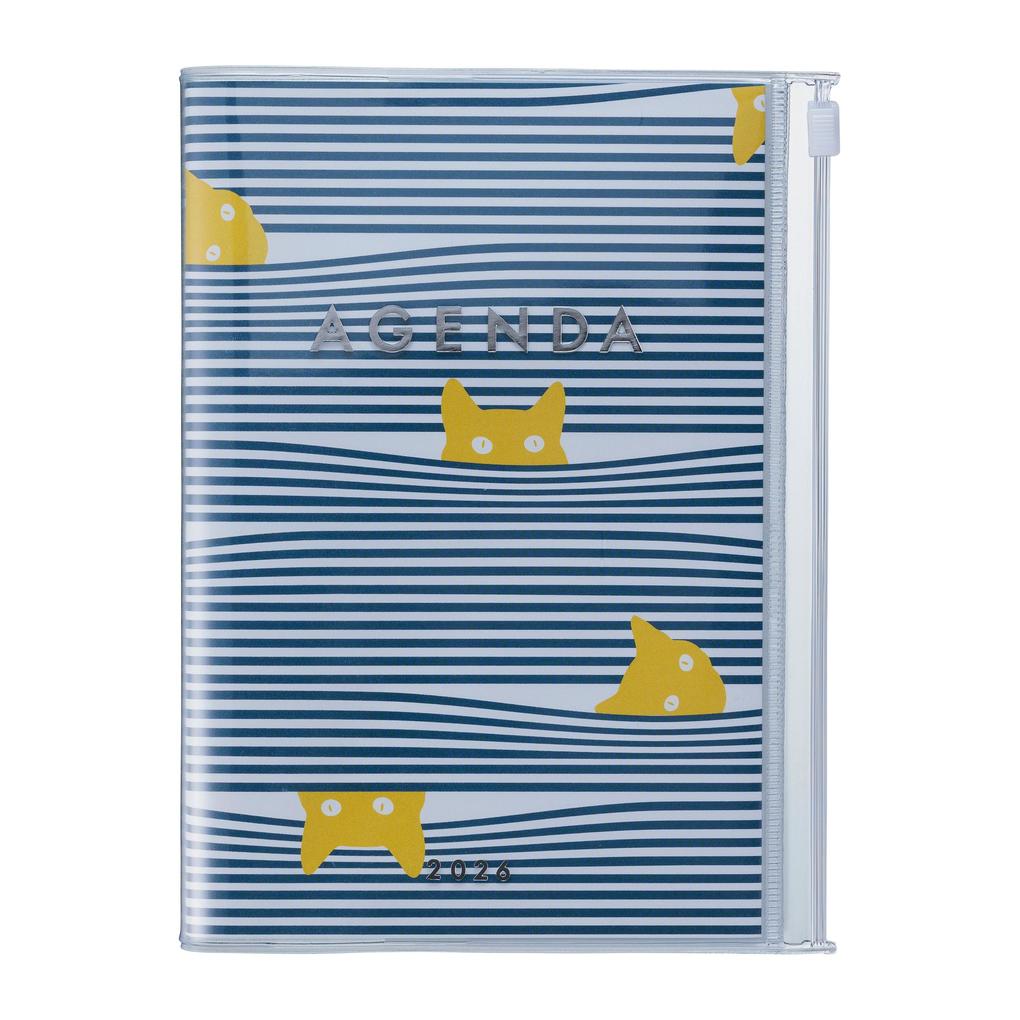 Produktbild: MARK'S 2025/26 Taschenkalender, A6 Cats // Navy