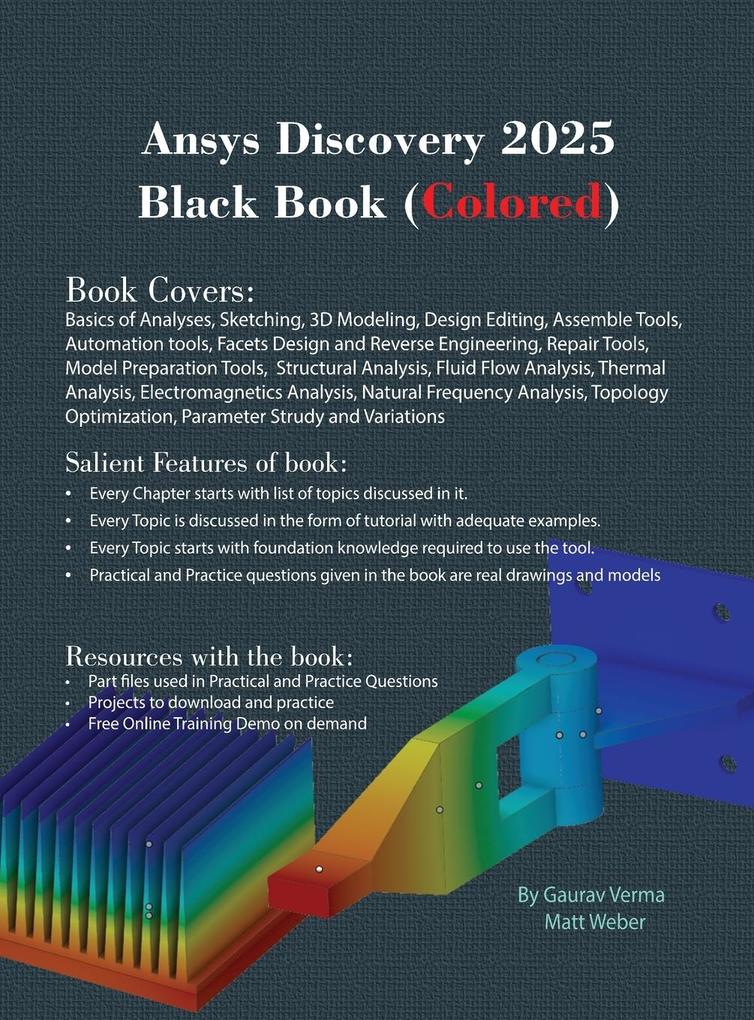 Produktbild: Ansys Discovery 2025 Black Book | Gaurav Verma, Matt Weber