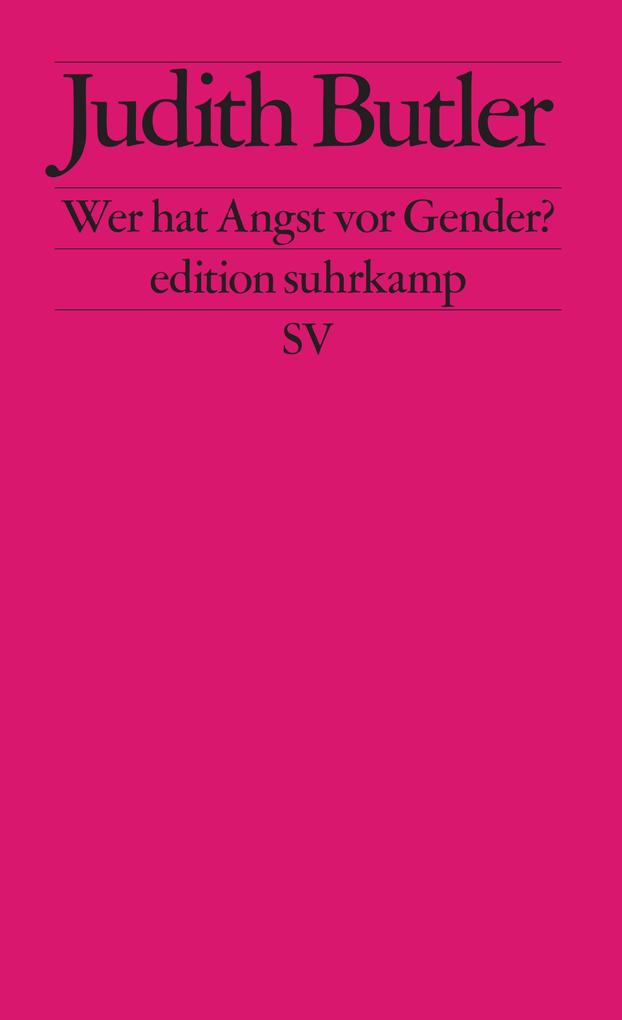 Produktbild: Wer hat Angst vor Gender? | Judith Butler