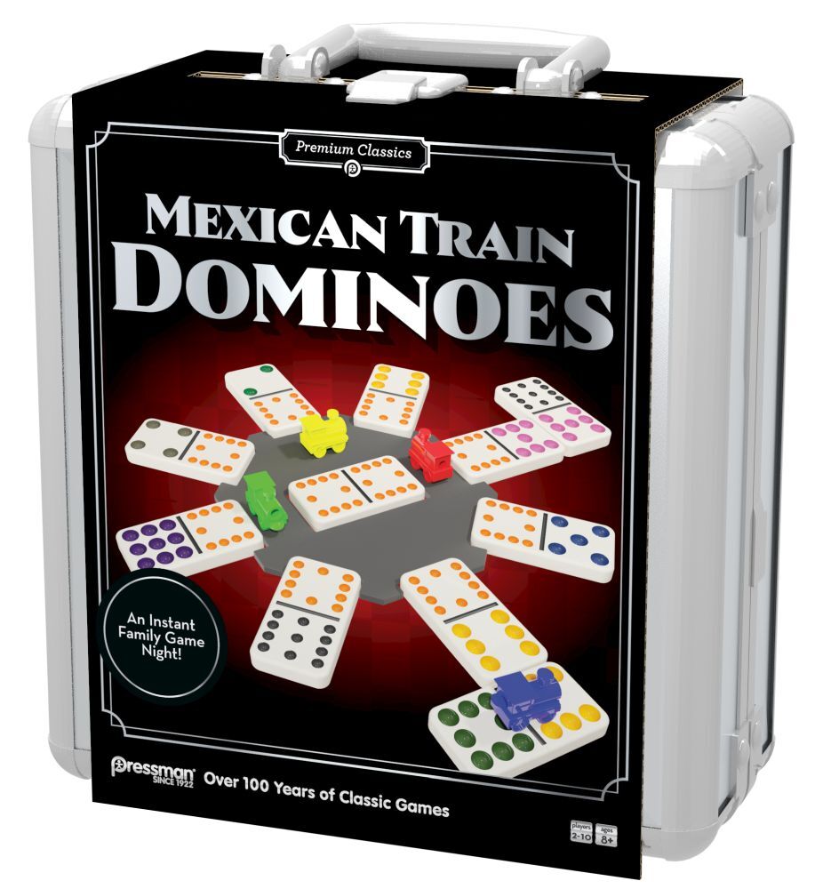 Produktbild: Classics Mexican Train Domino in Aluminiumkoffer