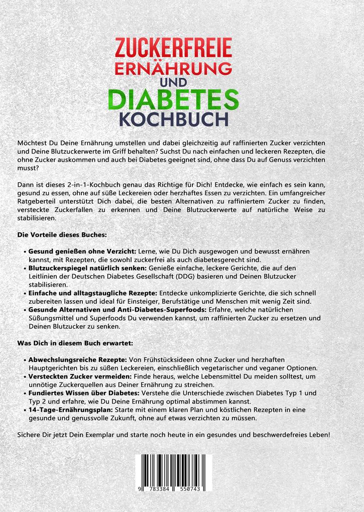 Weitere Ansicht: Zuckerfreie Ernährung und Diabetes Kochbuch | Lisa Ackermann