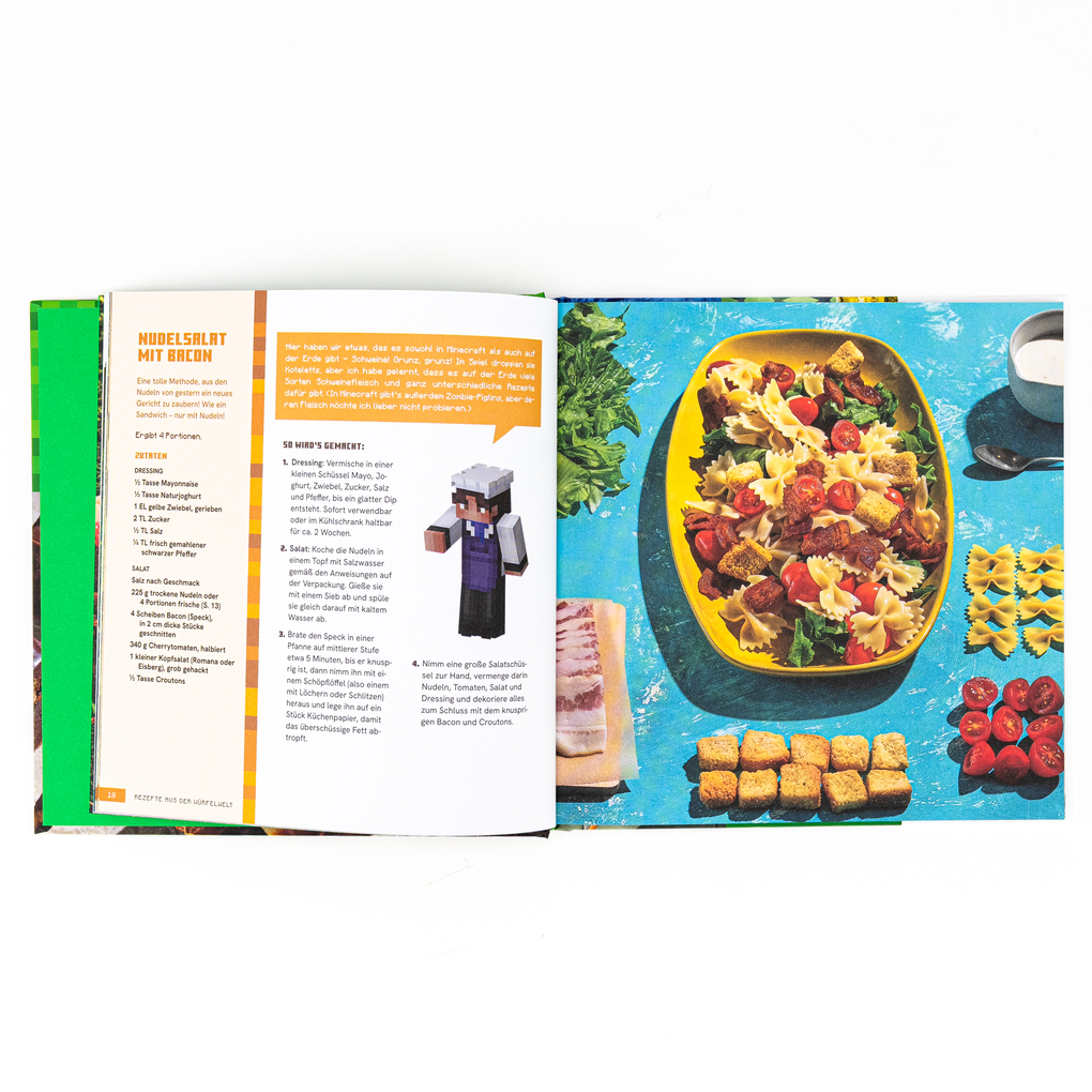 Weitere Ansicht: Minecraft. Rezepte aus der Würfelwelt. Das offizielle Koch- und Backbuch | Victoria Granof, Emma Carlson Berne, Danica Davidson, Mojang AB
