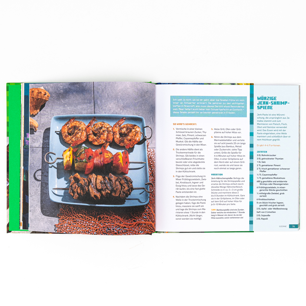 Weitere Ansicht: Minecraft. Rezepte aus der Würfelwelt. Das offizielle Koch- und Backbuch | Victoria Granof, Emma Carlson Berne, Danica Davidson, Mojang AB