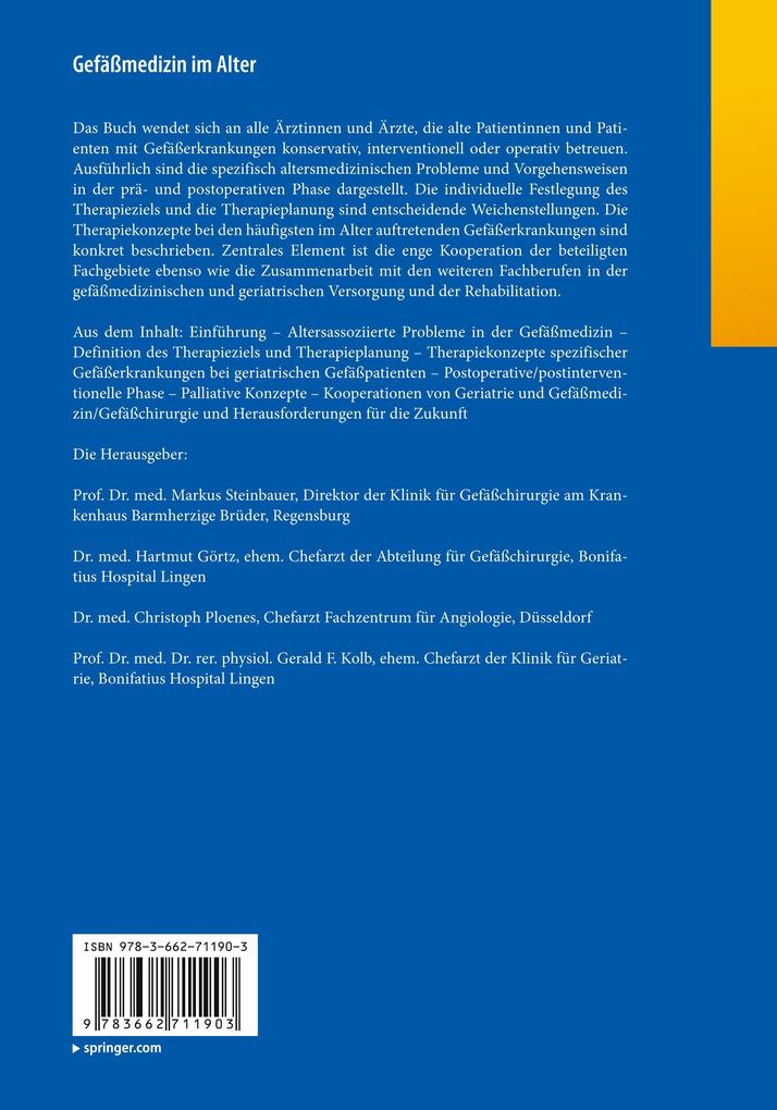 Weitere Ansicht: Gefäßmedizin im Alter