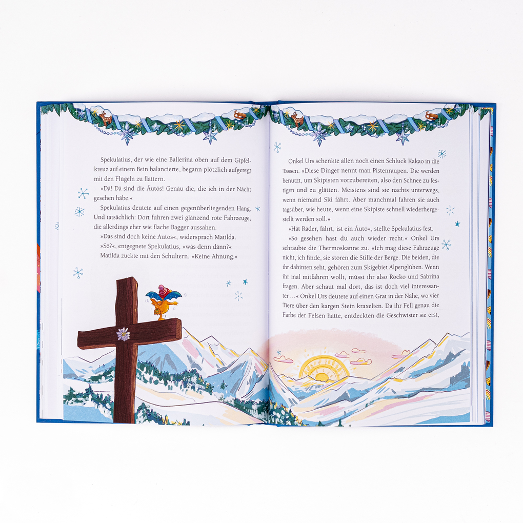 Weitere Ansicht: Spekulatius, der Weihnachtsdrache. Spekulatius und der Schneeriese | Tobias Goldfarb