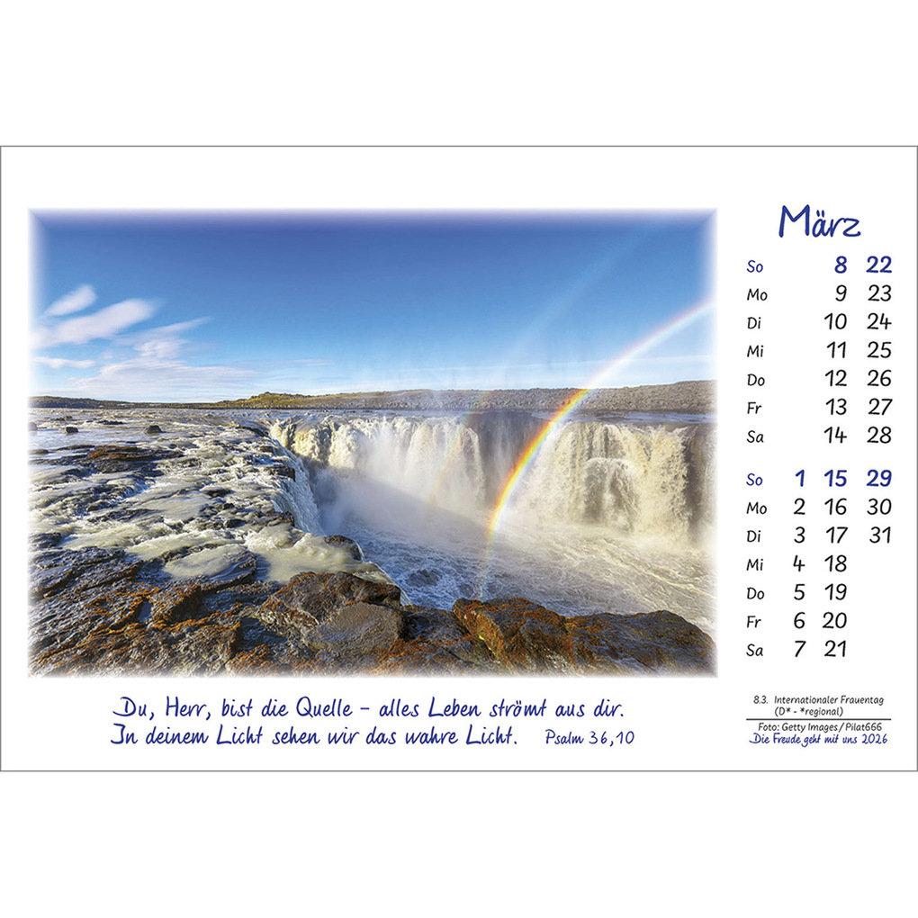 Weitere Ansicht: Die Freude geht mit uns 2026