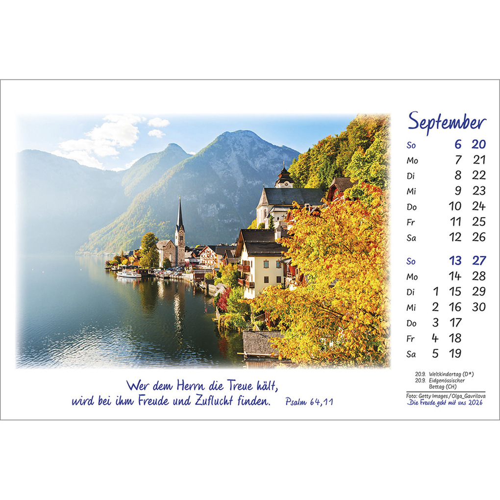 Weitere Ansicht: Die Freude geht mit uns 2026