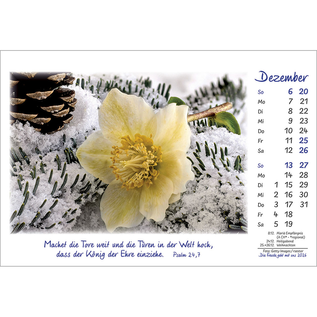 Weitere Ansicht: Die Freude geht mit uns 2026