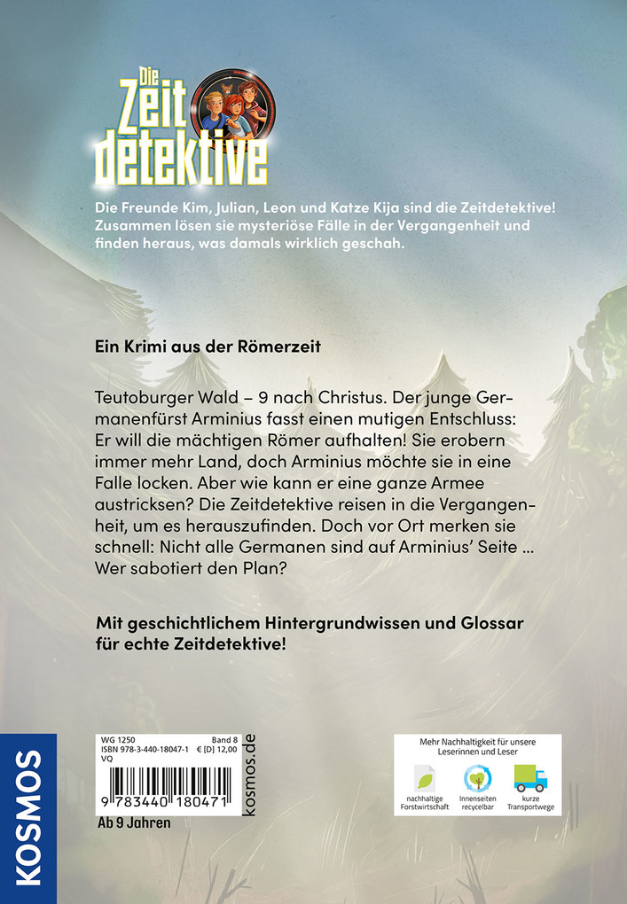 Weitere Ansicht: Die Zeitdetektive, 8, Der Hinterhalt für Varus | Fabian Lenk
