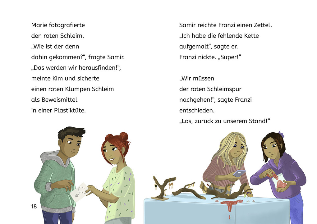 Weitere Ansicht: Die drei !!!, Bücherhelden 2. Klasse, Schleim-Alarm! | Ann-Katrin Heger