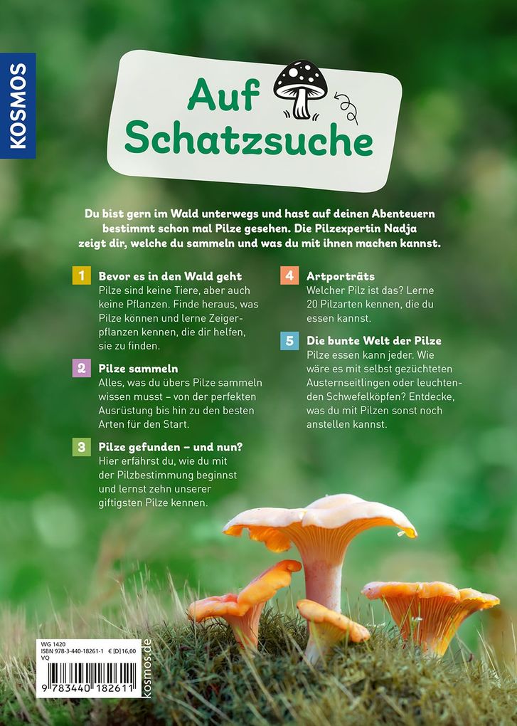 Weitere Ansicht: Das Pilzbuch für Kids | Nadja Frotscher-Kanka