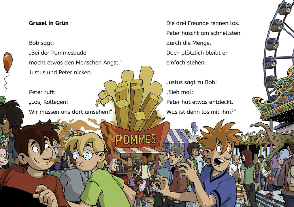 Weitere Ansicht: Die drei ??? Kids, Bücherhelden 1. Klasse, Vorsicht, Zombies! | Anne Scheller