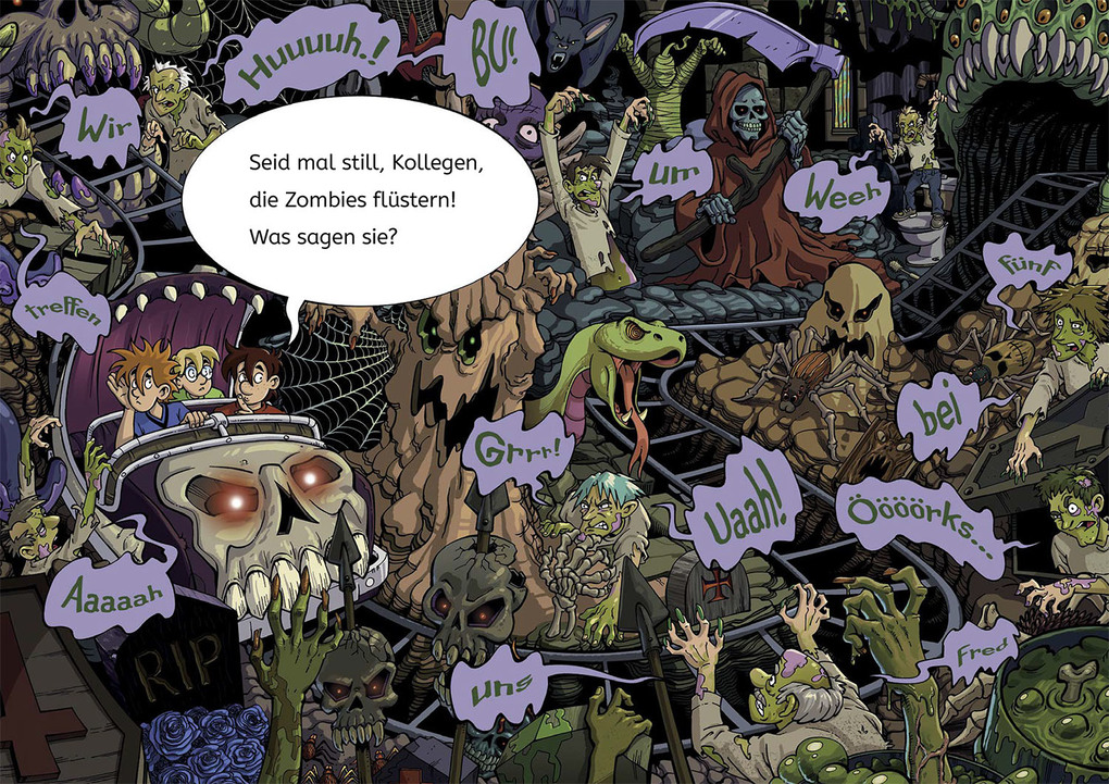 Weitere Ansicht: Die drei ??? Kids, Bücherhelden 1. Klasse, Vorsicht, Zombies! | Anne Scheller