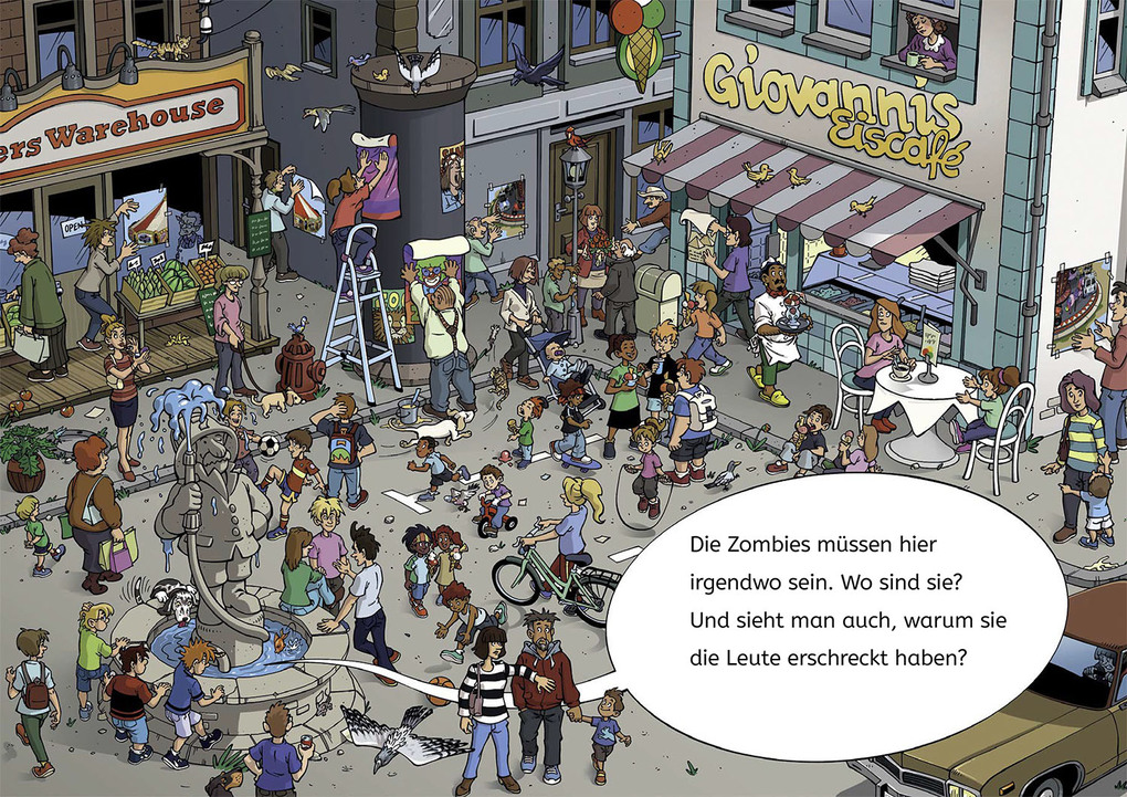 Weitere Ansicht: Die drei ??? Kids, Bücherhelden 1. Klasse, Vorsicht, Zombies! | Anne Scheller