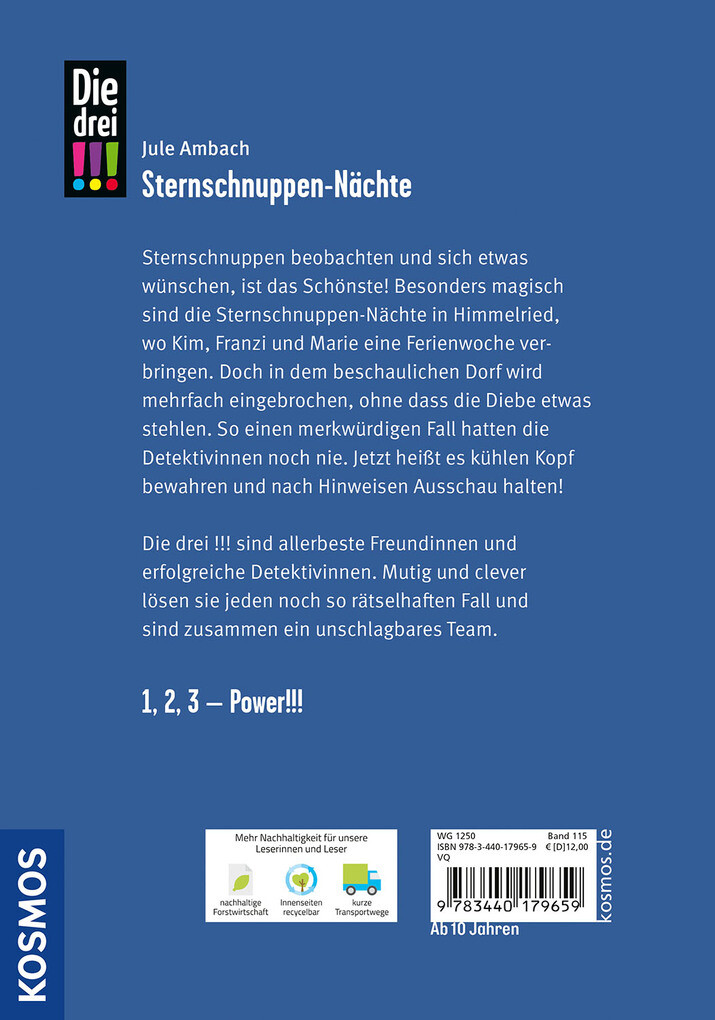 Weitere Ansicht: Die drei !!!, 115, Sternschnuppen-Nächte | Jule Ambach