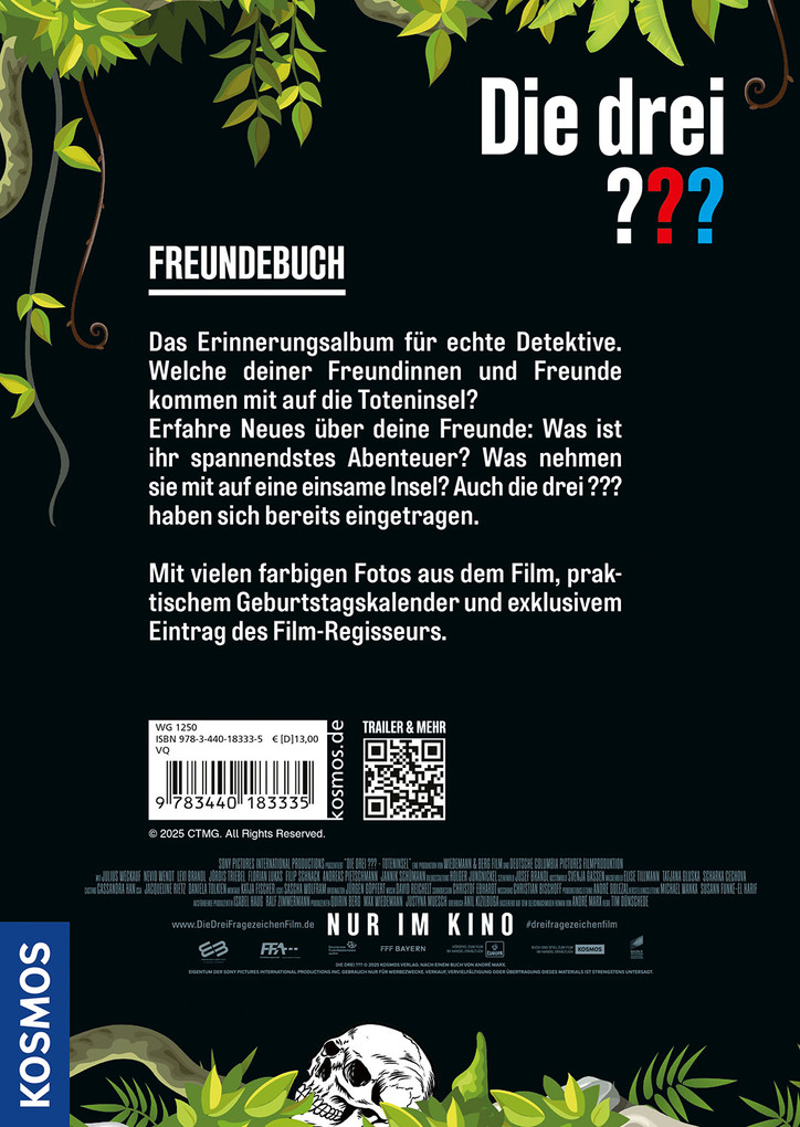 Weitere Ansicht: Die drei ??? Freundebuch | - -