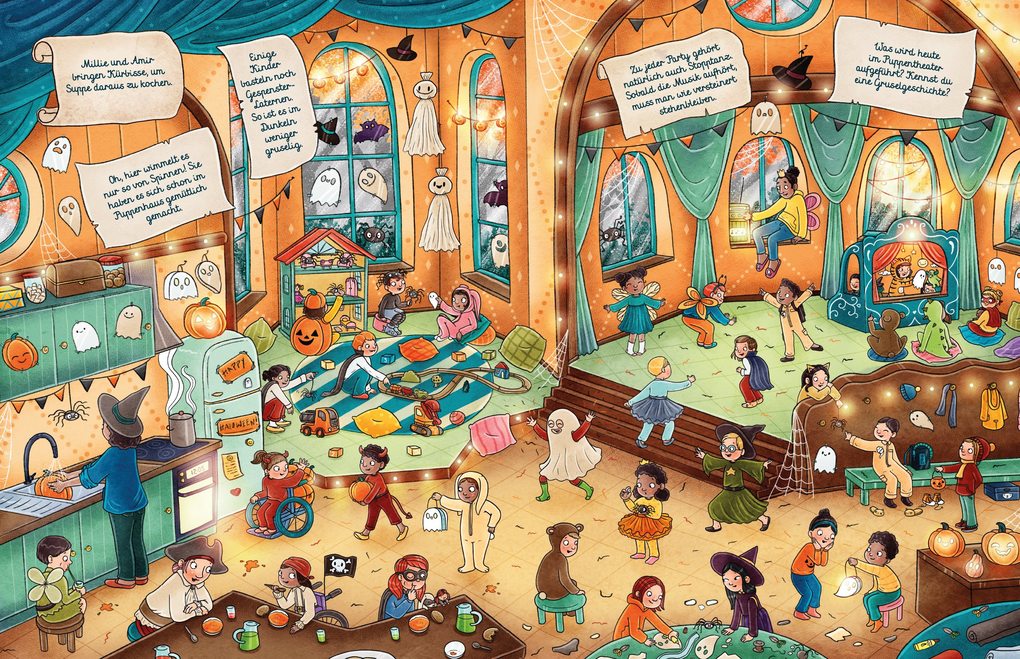 Weitere Ansicht: Halloween Wimmelbuch