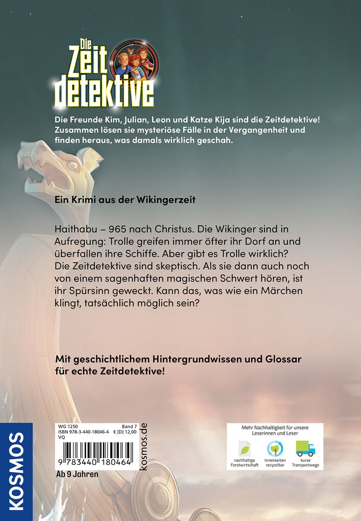 Weitere Ansicht: Die Zeitdetektive, 7, Odins magisches Schwert | Fabian Lenk