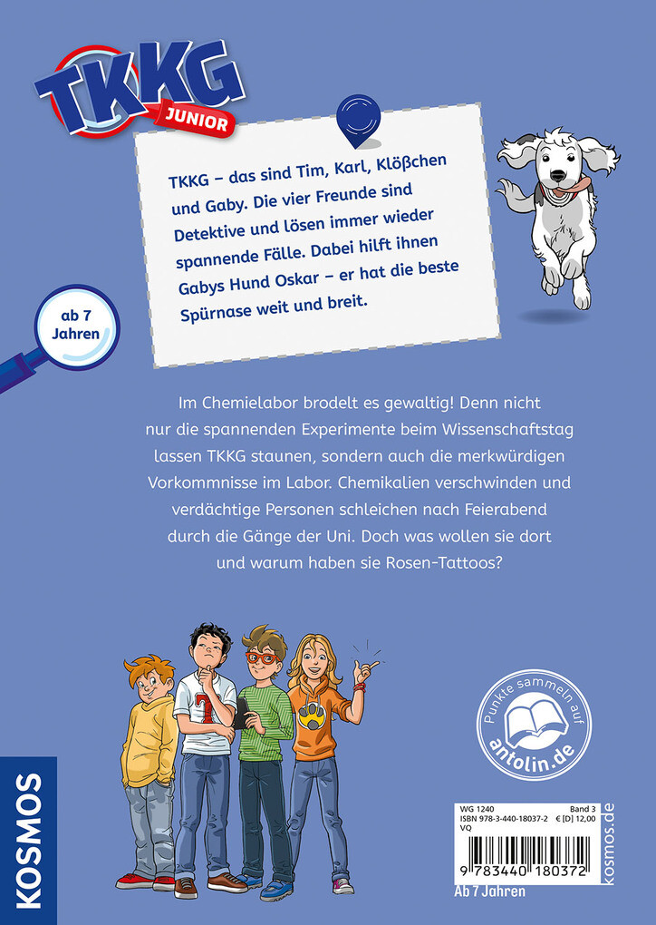 Weitere Ansicht: TKKG Junior, 3, Spürnasen im Labor | Kirsten Vogel