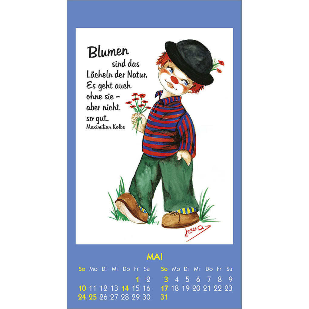 Weitere Ansicht: Kleine Clown-Grüße 2026