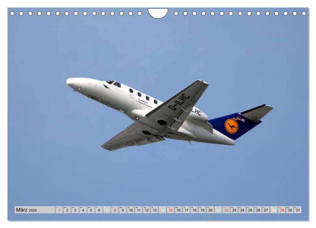 Weitere Ansicht: Flugzeuge - Starts und Landeanflüge (Wandkalender 2026 DIN A4 quer), CALVENDO Monatskalender | Frank Gayde, Calvendo