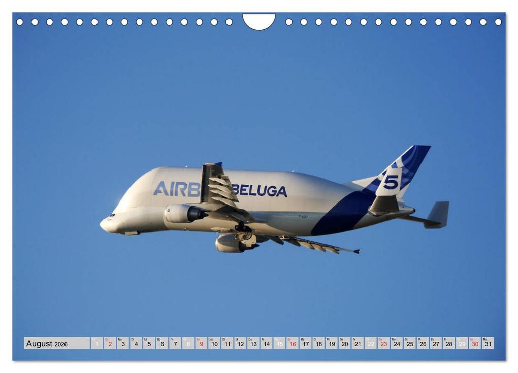 Weitere Ansicht: Flugzeuge - Starts und Landeanflüge (Wandkalender 2026 DIN A4 quer), CALVENDO Monatskalender | Frank Gayde, Calvendo