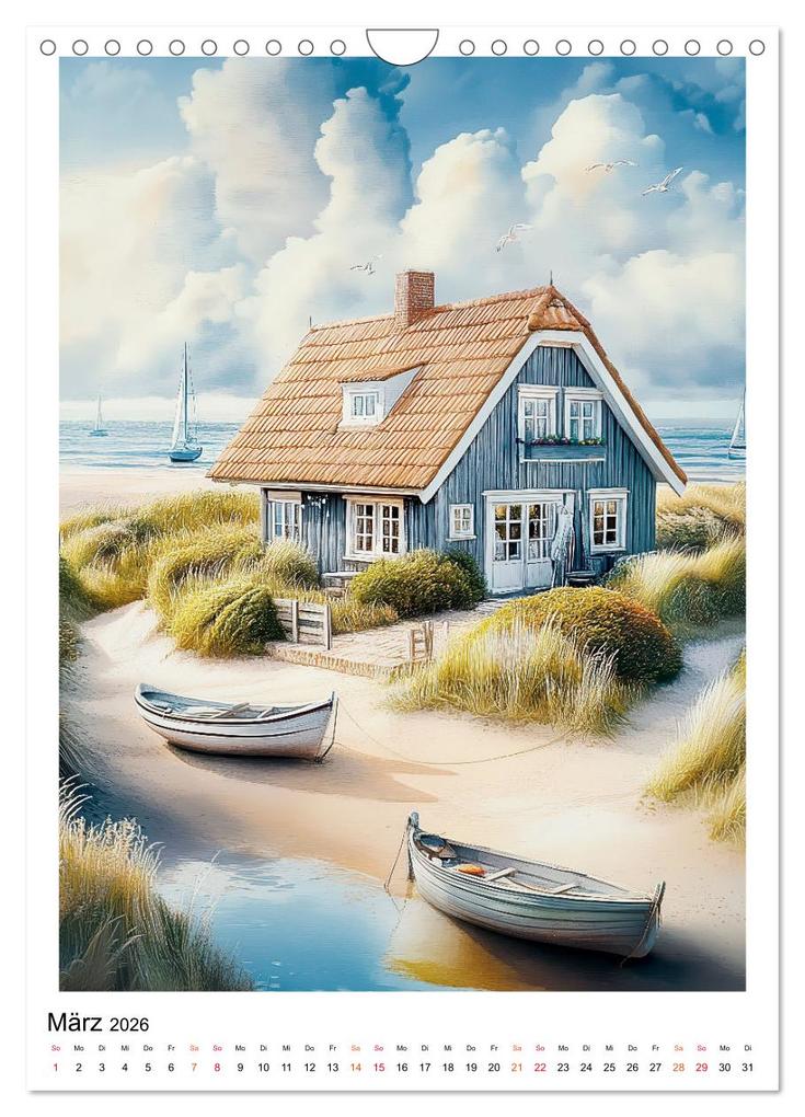 Weitere Ansicht: Dänemark - Wellen, Wind, Lebensgefühl (Wandkalender 2026 DIN A4 hoch), CALVENDO Monatskalender | Peter Roder, Calvendo