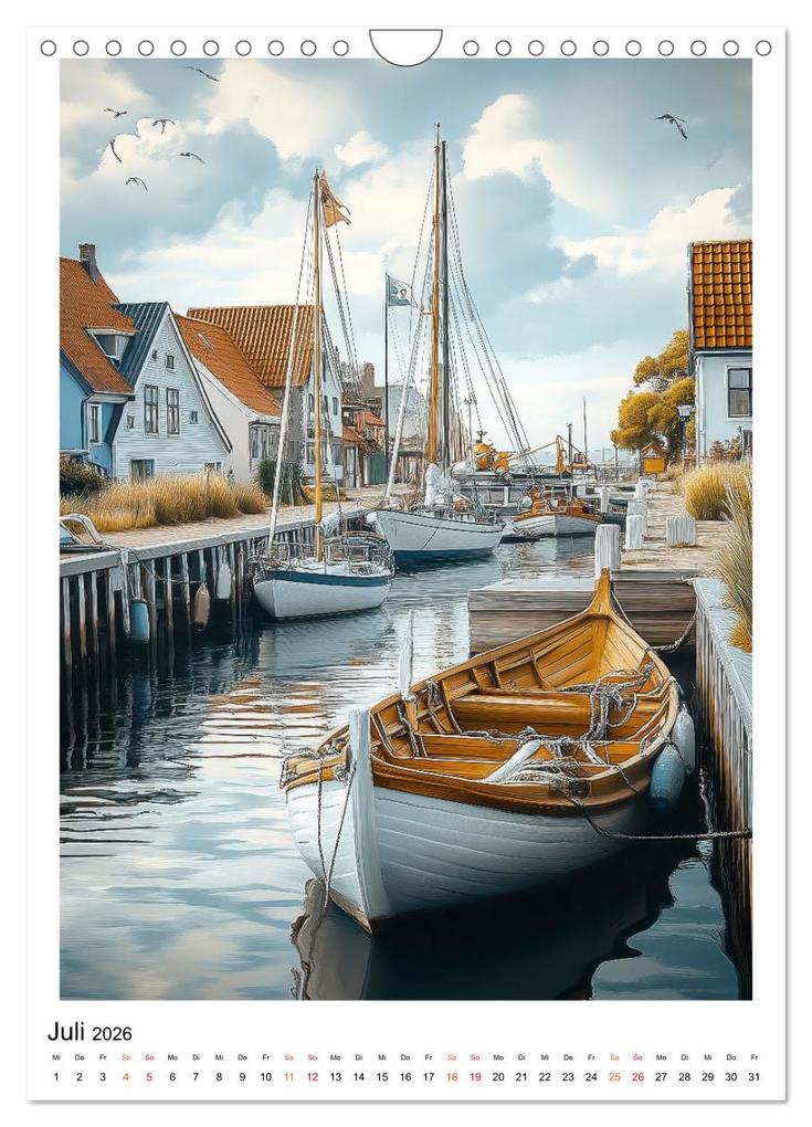 Weitere Ansicht: Dänemark - Wellen, Wind, Lebensgefühl (Wandkalender 2026 DIN A4 hoch), CALVENDO Monatskalender | Peter Roder, Calvendo