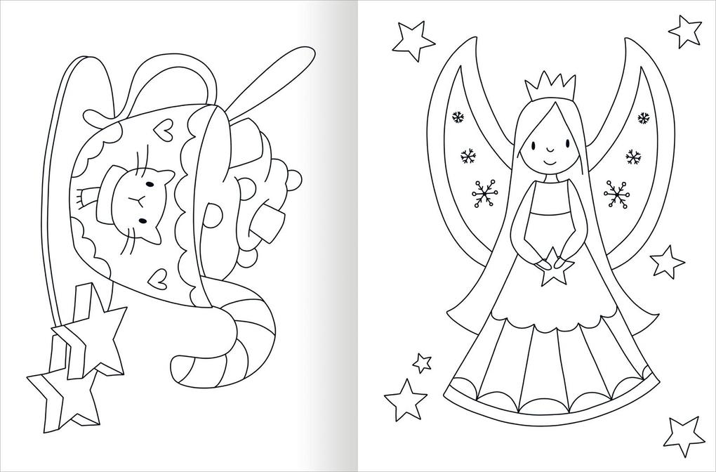 Weitere Ansicht: Ausmal-Fensterbilder Im Winter