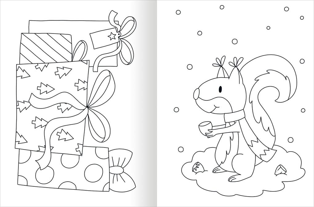 Weitere Ansicht: Ausmal-Fensterbilder Im Winter