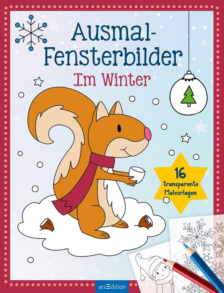 Weitere Ansicht: Ausmal-Fensterbilder Im Winter