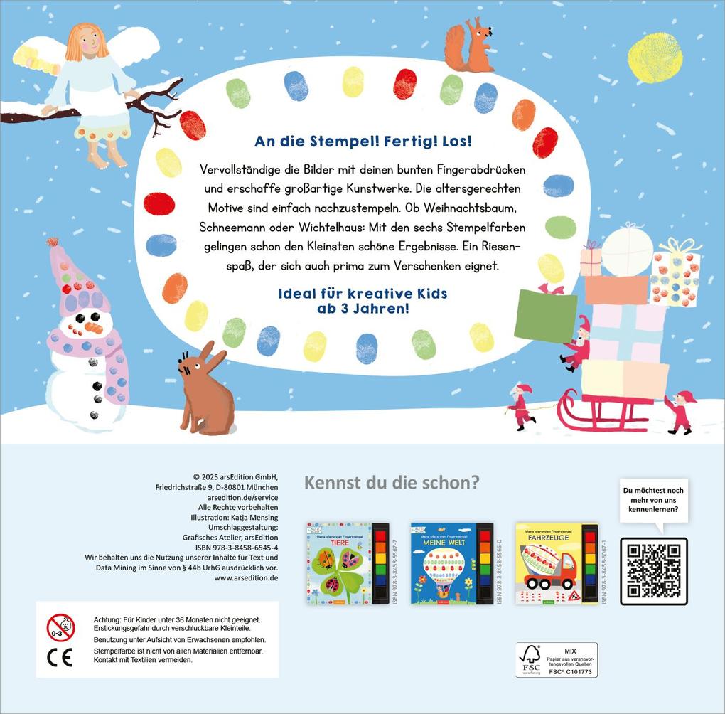 Weitere Ansicht: Meine allerersten Fingerstempel Winterwelt