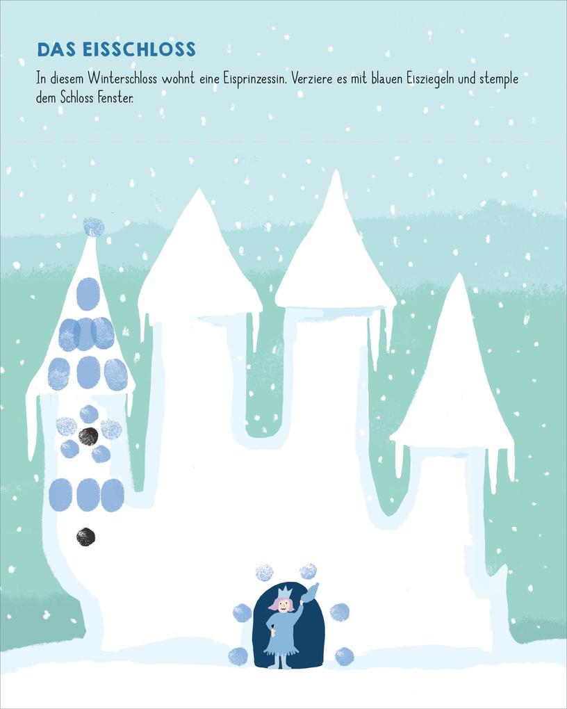 Weitere Ansicht: Meine allerersten Fingerstempel Winterwelt