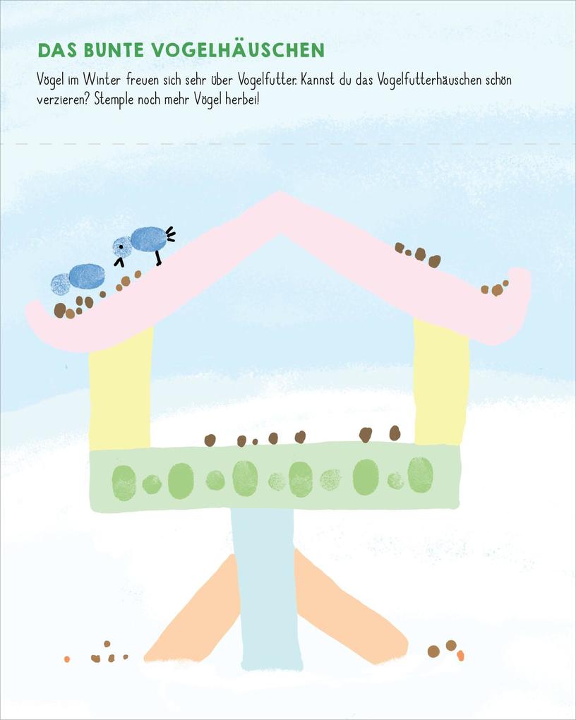 Weitere Ansicht: Meine allerersten Fingerstempel Winterwelt