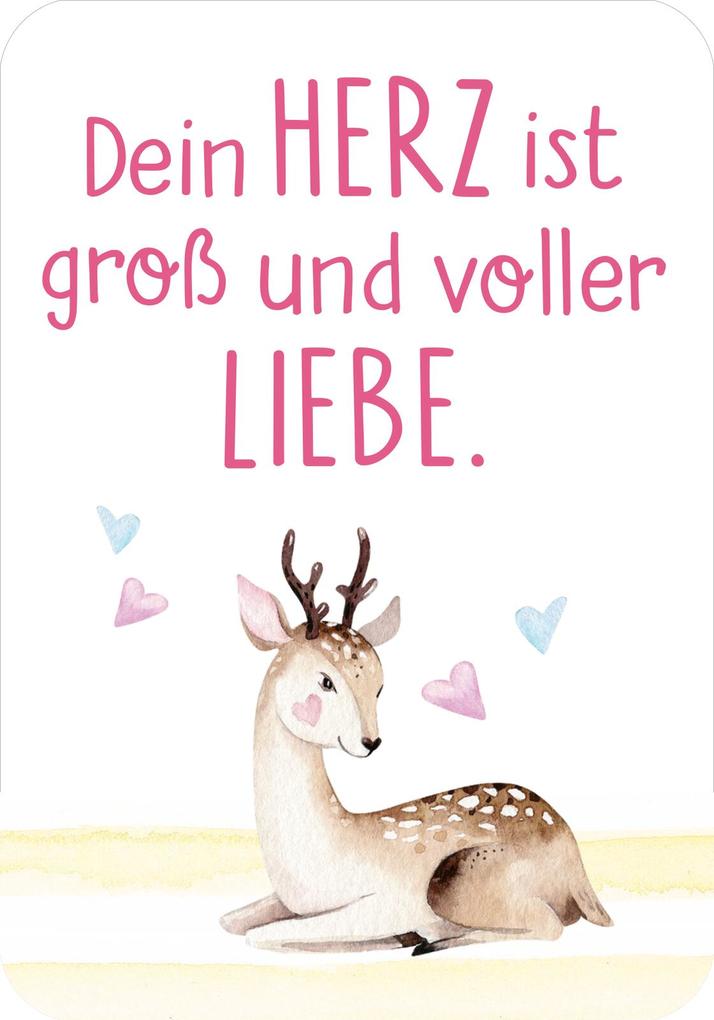 Weitere Ansicht: Mutmachkarten - Einhorn (Aquarelloptik)