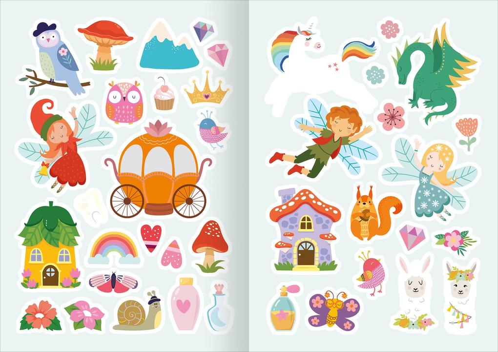 Weitere Ansicht: Diamant-Stickerspaß Feen