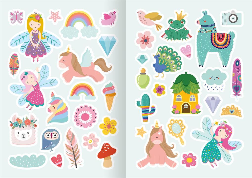 Weitere Ansicht: Diamant-Stickerspaß Feen