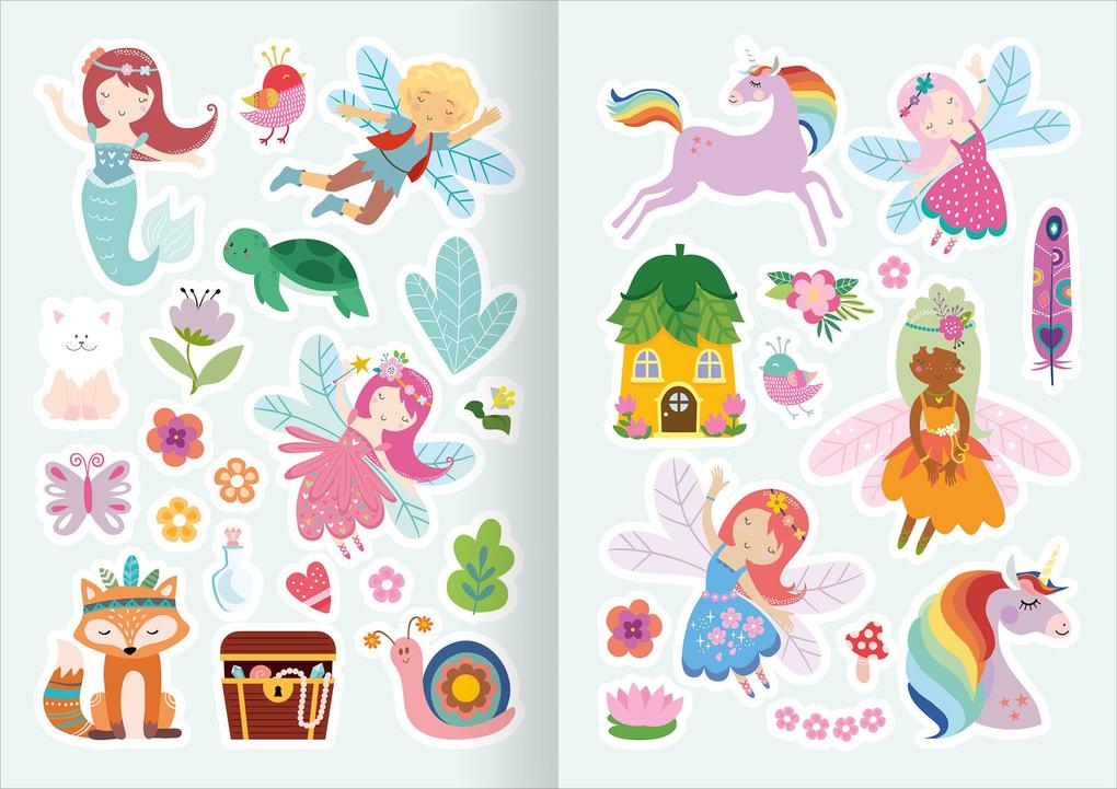 Weitere Ansicht: Diamant-Stickerspaß Feen