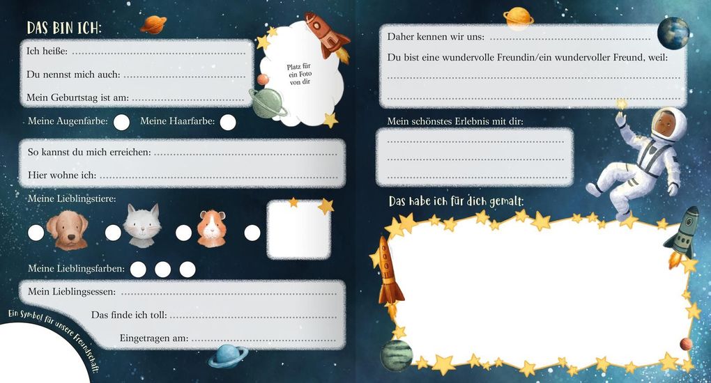 Weitere Ansicht: Freundebuch: Weil wir wundervolle Freunde sind