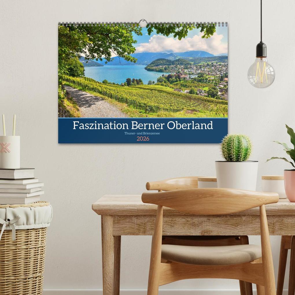 Weitere Ansicht: Faszination Berner Oberland - Thuner- und Brienzersee (Wandkalender 2026 DIN A3 quer), CALVENDO Monatskalender | SusaZoom SusaZoom, Calvendo, SusaZoom