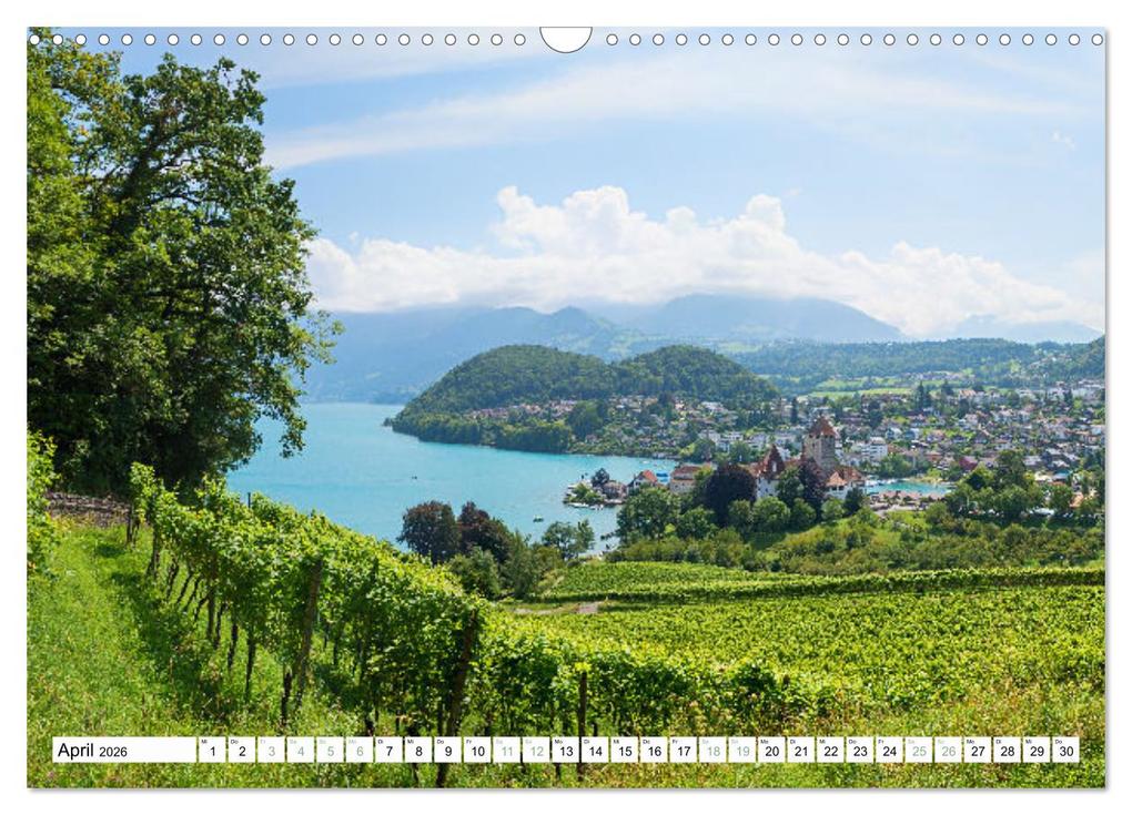 Weitere Ansicht: Faszination Berner Oberland - Thuner- und Brienzersee (Wandkalender 2026 DIN A3 quer), CALVENDO Monatskalender | SusaZoom SusaZoom, Calvendo, SusaZoom