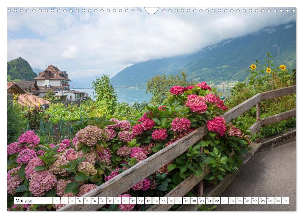Weitere Ansicht: Faszination Berner Oberland - Thuner- und Brienzersee (Wandkalender 2026 DIN A3 quer), CALVENDO Monatskalender | SusaZoom SusaZoom, Calvendo, SusaZoom