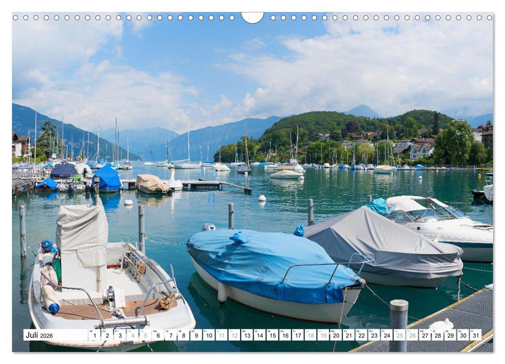 Weitere Ansicht: Faszination Berner Oberland - Thuner- und Brienzersee (Wandkalender 2026 DIN A3 quer), CALVENDO Monatskalender | SusaZoom SusaZoom, Calvendo, SusaZoom